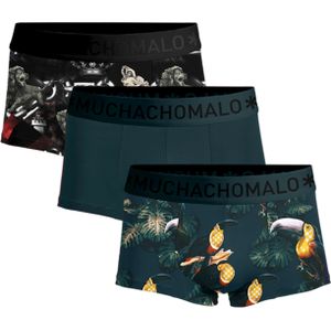 Muchachomalo boxershorts, heren boxers kort (3-pack), Costa Rica Spain -  Maat: L