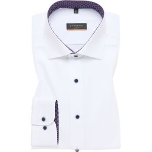 ETERNA slim fit overhemd, Oxford, wit (contrast) 39