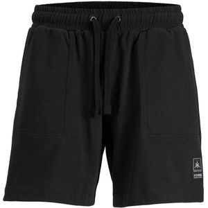 JACK & JONES Marina Sweat Shorts regular fit, heren joggingbroek kort, zwart -  Maat: XL