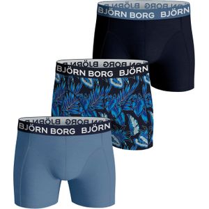Bjorn Borg Cotton Stretch boxers, heren boxers normale lengte (3-pack), multicolor -  Maat: L