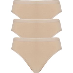 TEN CATE Basic women rio (3-pack), dames slips lage taille, huidskleur