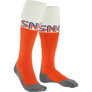 FALKE SK4 Advanced heren skiing kniekousen, grijs (flash orange) -  Maat: 46-48