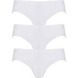 TEN CATE Basic women bikini slips (3-pack), dames slips lage taille, wit -  Maat: M