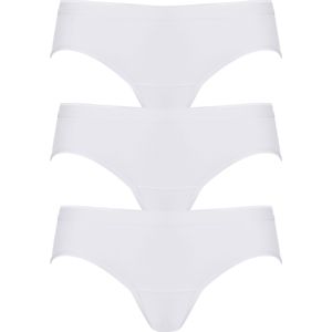 TEN CATE Basic women bikini slips (3-pack), dames slips lage taille, wit -  Maat: M