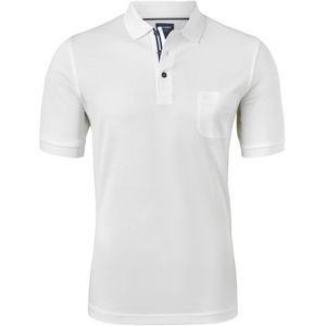 OLYMP modern fit poloshirt, wit -  Maat: XXL