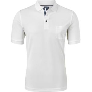 OLYMP modern fit poloshirt, wit -  Maat: S