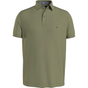 Tommy Hilfiger 1985 Regular Polo, heren poloshirt, licht olijfgroen - Maat: XXL