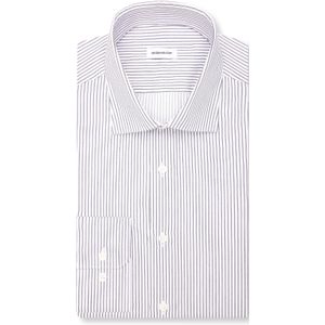 Seidensticker - Businessoverhemd - Donkerblauw - Regular 1/1 Kentkraag - Gestreept