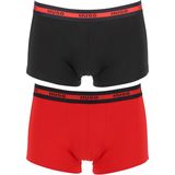 HUGO - Boxershorts - Rood en Zwart - Set van 2 - Korte Pijpjes