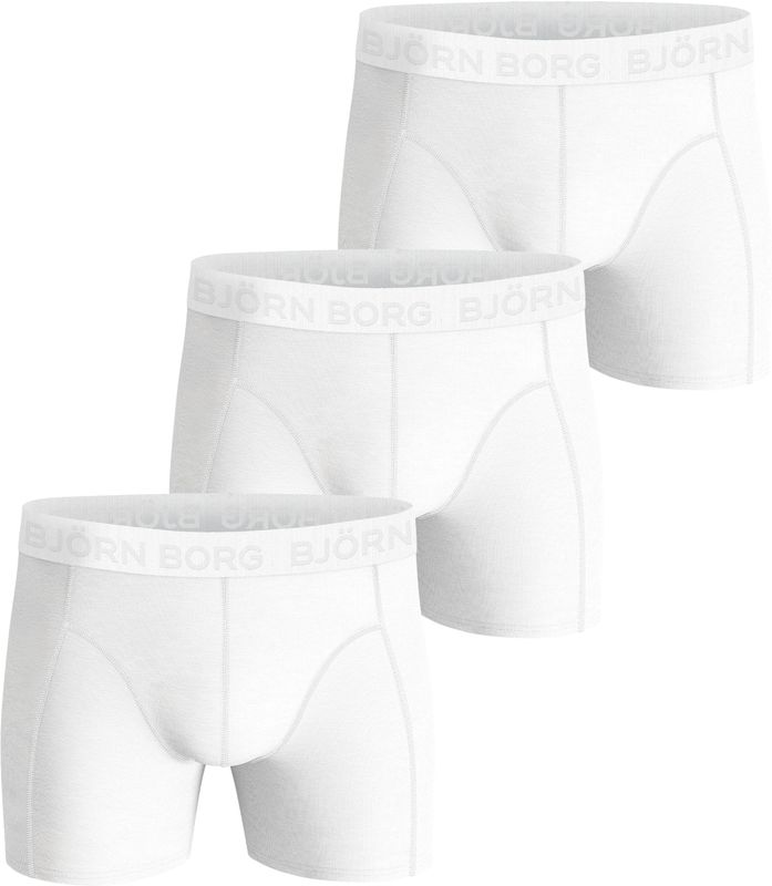 Bjorn Borg - Cotton Stretch - Boxershorts - Wit - 3-pack