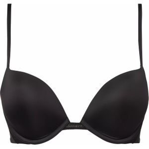 Calvin Klein dames Perfectly Fit Flex push up plunge bra, beugel BH, zwart -  Maat: 70B