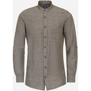 3 voor 99 | Redmond comfort fit overhemd, popeline, bruin 47/48