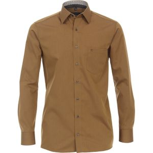 CASA MODA comfort fit overhemd, bruin (contrast) 44