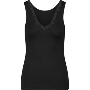 RJ Bodywear - Pure Color Bayonne - Dames Singlet - Zwart - 1-pack