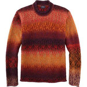 OLYMP Casual modern fit pullover wolmengsel, bordeauxrood -  Maat: XXL