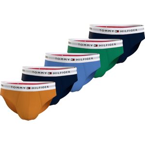 Tommy Hilfiger hipster brief (5-pack), heren slips, oranje, blauw, groen -  Maat: XL