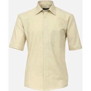 CASA MODA comfort fit overhemd, korte mouw, popeline, beige 54