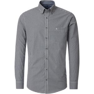 CASA MODA Overhemd - Multicolor Geruit - 100% Katoen - Button Down Kraag