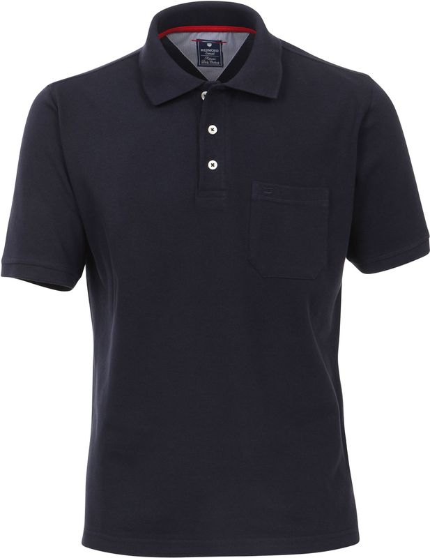 Redmond regular fit poloshirt - marine blauw