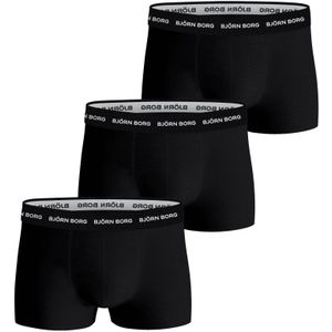 Bjorn Borg Cotton Stretch trunks, heren boxers korte pijp (3-pack), multicolor -  Maat: S