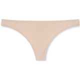 SCHIESSER Invisible Lace (1-pack), dames string microvezels kant sandkleur