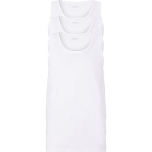 HUGO BOSS Classic Tanktops regular fit (3-pack), heren singlets O-hals, wit -  Maat: L