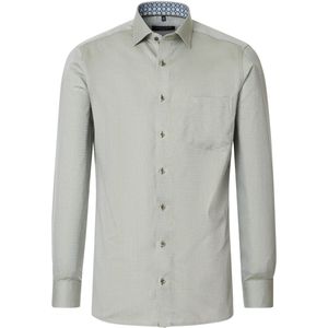 CASA MODA modern fit overhemd, structuur, groen