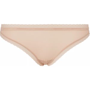 Calvin Klein dames thong (1-pack), string, beige -  Maat: XL