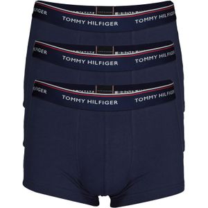 Tommy Hilfiger - Trunks - Blauw - 3-pack - Lage Heren Boxershorts