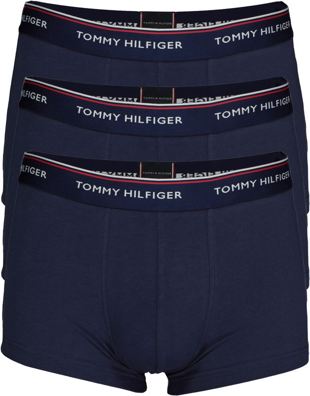 Tommy Hilfiger - Trunks - Blauw - 3-pack - Lage Heren Boxershorts