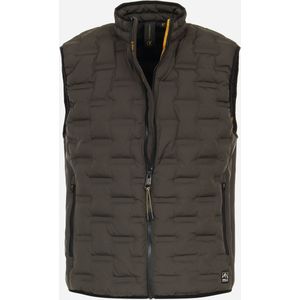 CASA MODA comfort fit bodywarmer, groen -  Maat: 6XL