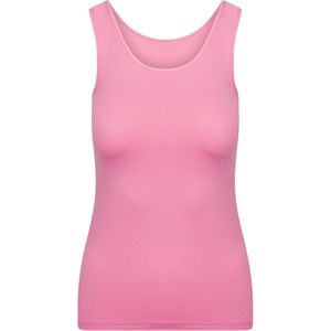 RJ Bodywear Pure Color dames top (1-pack), hemdje met brede banden, felroze