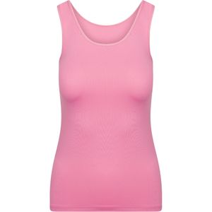 RJ Bodywear Pure Color dames top (1-pack), hemdje met brede banden, felroze