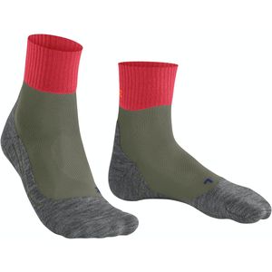 FALKE TK2 Explore Cool Short dames trekking sokken kort, groen (herb) -  Maat: 41-42