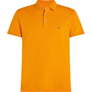 Poloshirt - Effen - Jersey - Kwartmouw - Slanke Pasvorm