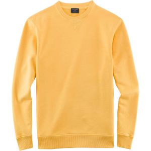 OLYMP modern fit sweatshirt katoen, geel -  Maat: XL