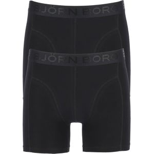 Bjorn Borg Cotton Stretch Shorts (2-pack), heren boxers normale lengte, zwart -  Maat: XXL