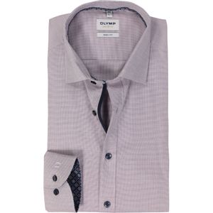 OLYMP Level 5 body fit overhemd, , paars