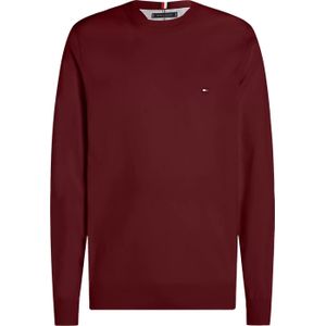Tommy Hilfiger heren pullover Katoenen - donkerrood