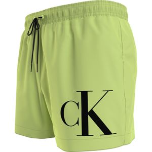 Calvin Klein Short Drawstring swimshort, heren zwembroek, limegroen -  Maat: L