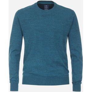 Redmond heren trui katoen, O-hals, blauw (middeldik)