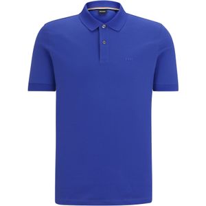BOSS Pallas regular fit polo, pique, donkerpaars