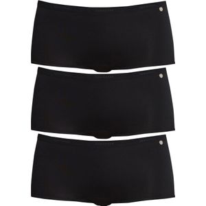 SCHIESSER 95/5 dames shorts (3-pack), zwart -  Maat: 38