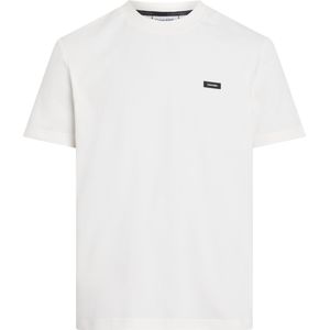 Calvin Klein Thermo Tech Pique T-shirt, heren T-shirt korte mouw O-hals, wit -  Maat: XXL