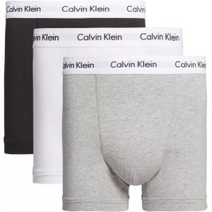 Calvin Klein Trunk (3-pack), heren boxers normale lengte, multicolor -  Maat: 4XL