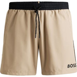 HUGO BOSS Starfish swim shorts, heren zwembroek, licht beige