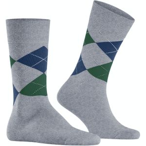 Burlington King herensokken, blauw (arctic mel.)