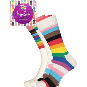 Happy Socks Pride Socks Gift Set (3-pack), regenboog sokken - Unisex - Maat: 36-40