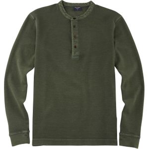 OLYMP Casual modern fit polo, grijsgroen