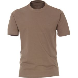 CASA MODA comfort fit heren T-shirt, beige -  Maat: 6XL